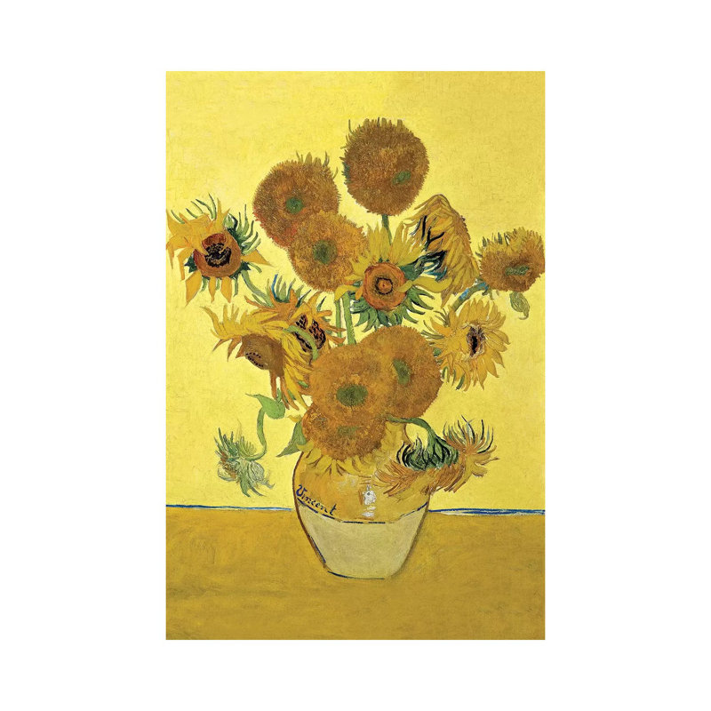 Sunflowers (Fourth Version), 1888 by Vincent Van Gogh - Print on Canvas, 66.04 cm H x 45.72 cm W x 1.91 cm D, Wrapped Canvas