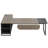 Elishia L-Shaped Executive Desk with Storage Cabinet-589187014