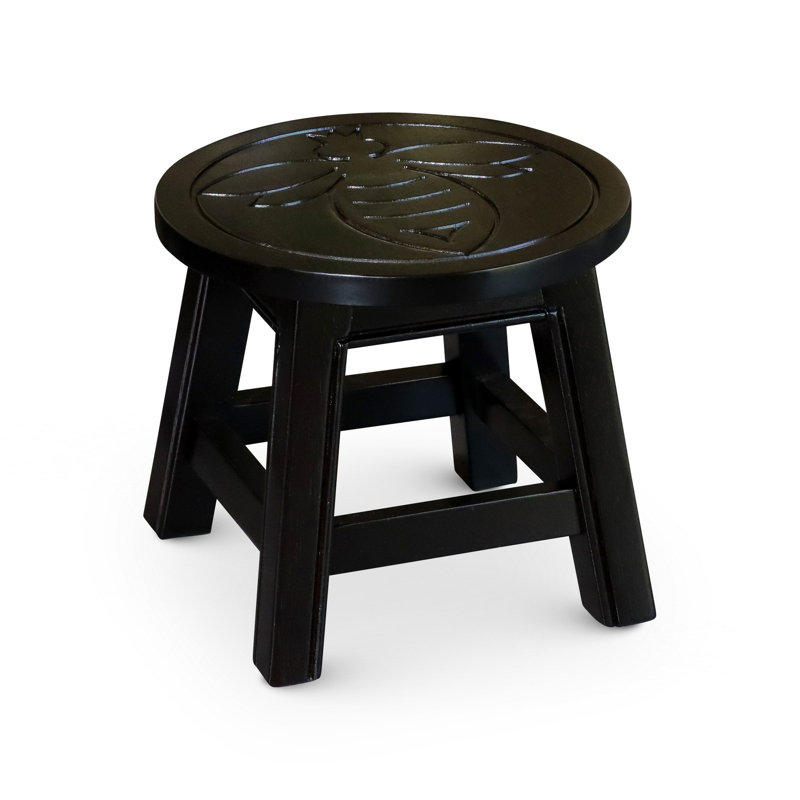 Escabeau en bois Jacqueline, Espresso brun