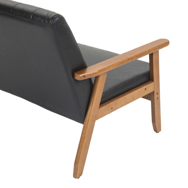 Canapé Mid-Century, Noir