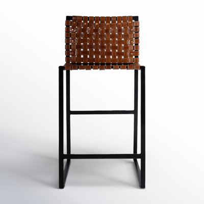 Augusta Upholstered Counter Stool with Metal Frame