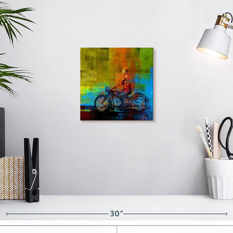 Mehar Motorcycle, 10" H x 10" W