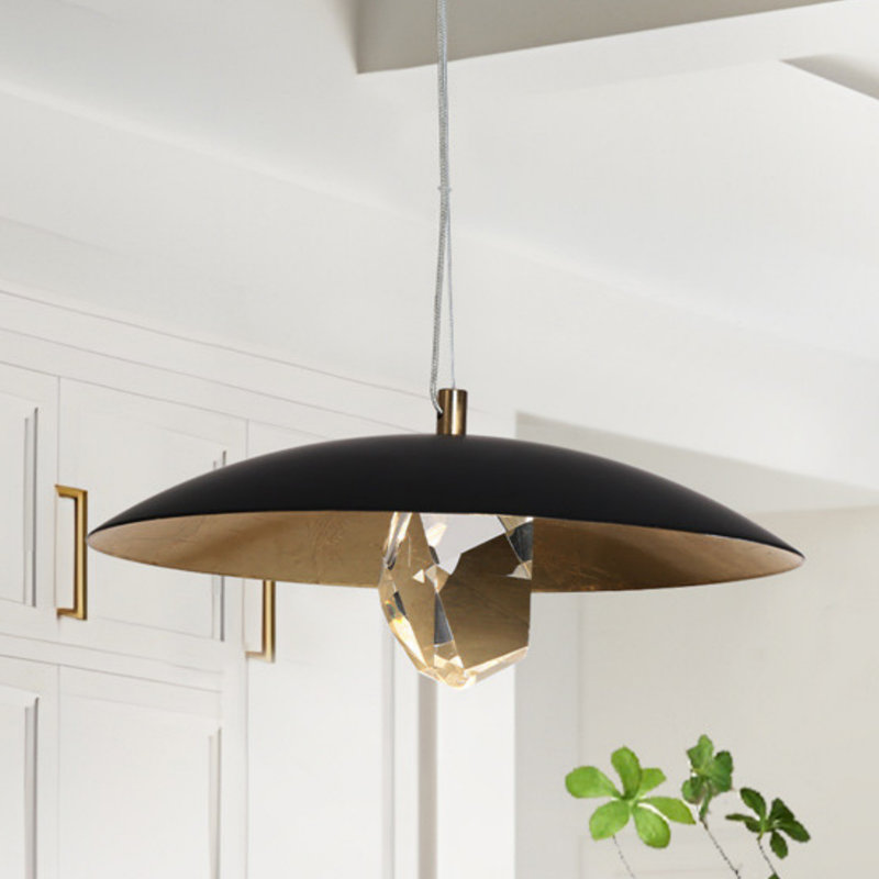 Luminaire suspendu en forme de dôme à 1 lumière DEL Grigor