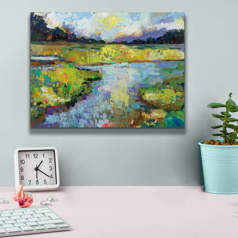 'Reflections' by Jeanette Vertentes Canvas Wall Art, 12" H x 16" W x 0.75" D