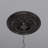 EnduraForm PVC Baltimore Thermoformed Ceiling Medallion, 19"OD x 3 1/2"ID x 1"P (Fits Canopies up to 7 3/4"), Textured Metallic Galaxy-137634727-88028186