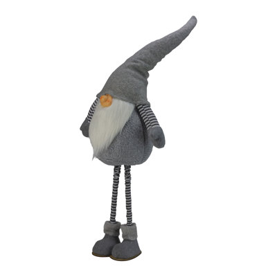 42" Adjustable Height Chubby Smirking Gnome