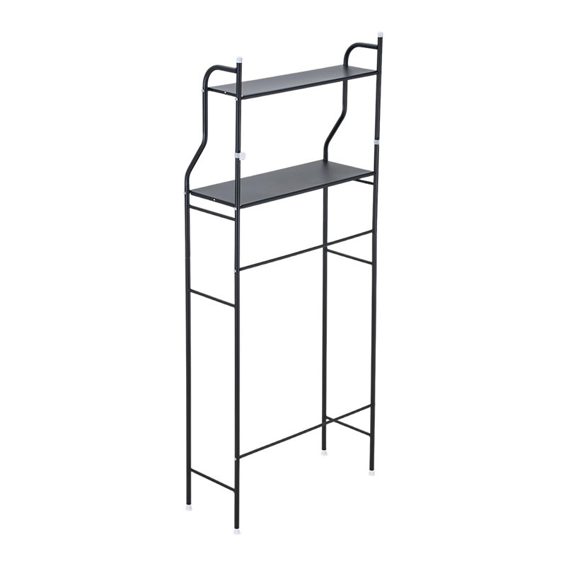 Steel Freestanding Bathroom Shelves, Black