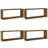 vidaXL Wall Cube Shelves Wall Mounted Organizer Engineered Wood-463728102