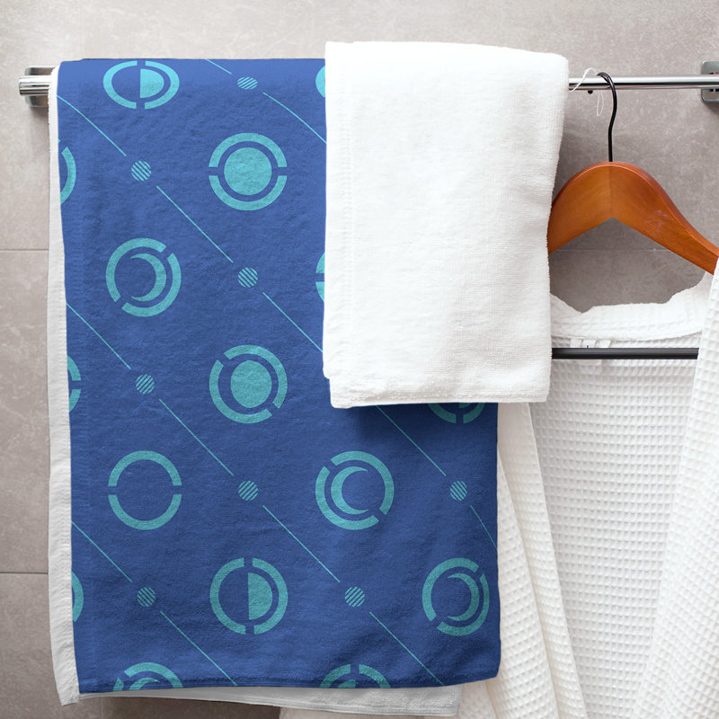 Serviette de bain Classic, Bleu sarcelle / indigo