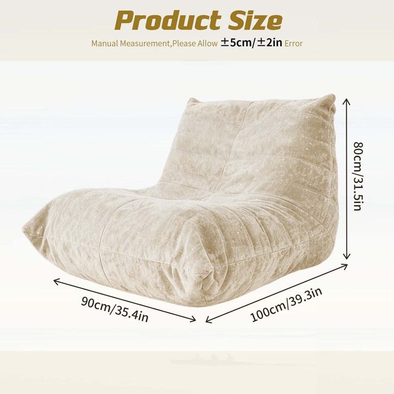 Fauteuil à billes ergonomique, confort luxueux et design polyvalent pour la vie moderne, Blanc
