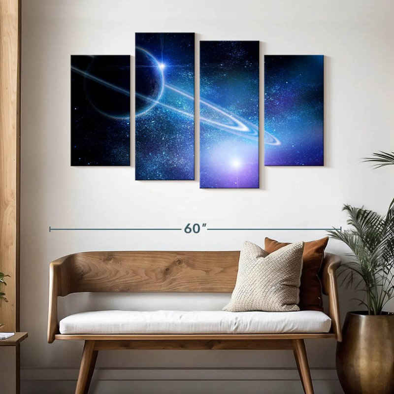 Oberle Ringed Saturn, 32"H x 52"W