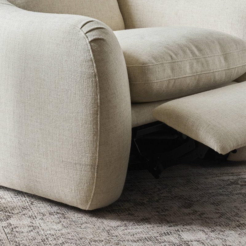 Crawford Recliner, Antigo Natural