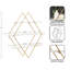 3 Piece Diamond Floating Shelf