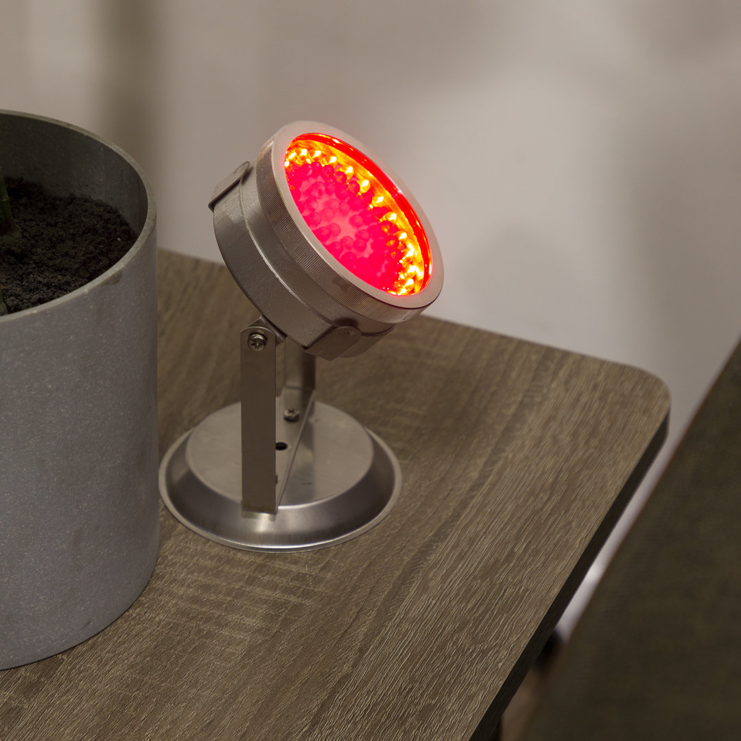 Super Bright Silver No Power Source Required / Manual Integrated LED Well Light Alpine