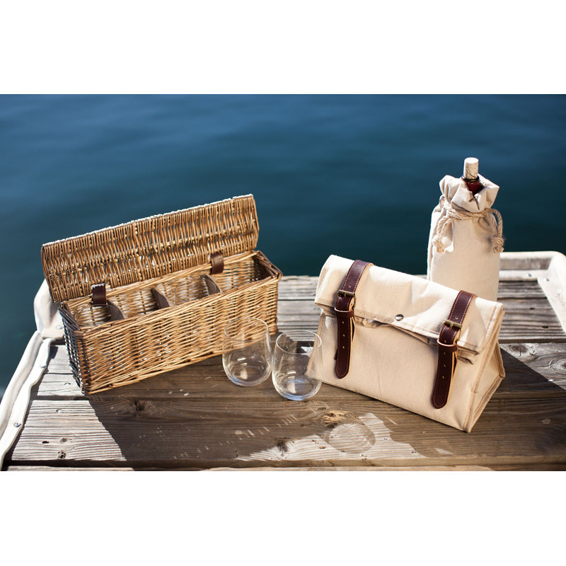 Charleston Luxury Basket with Deluxe Picnic Set