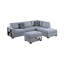 Canapé modulaire réversible avec repose-pieds-1441049804