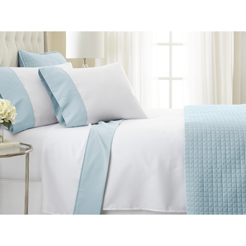 Ensemble de draps en lin extra profond vilano springs® springs, Très grand californien, Or