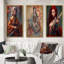 «Fierce Samurai Girl», 3 pièces sur toile-926432013-926432012