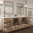 Victoria 83.5'' Double Bathroom Vanity with Acrylic Top-98195040