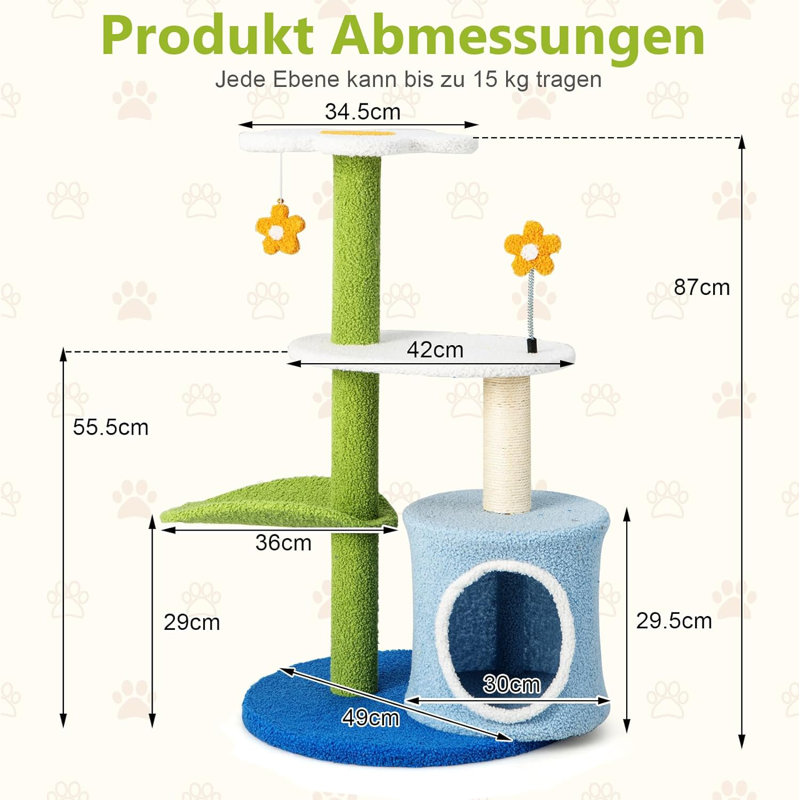 Thomaston 87cm H Cat Tree