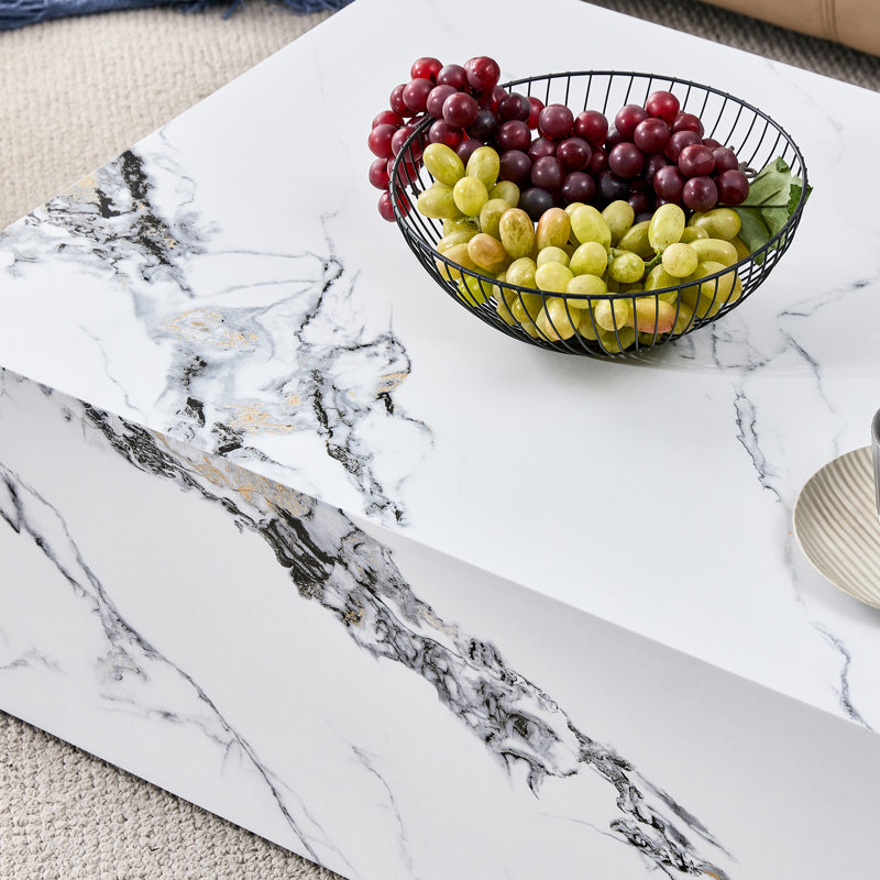 Table basse luxueuse, Blanc