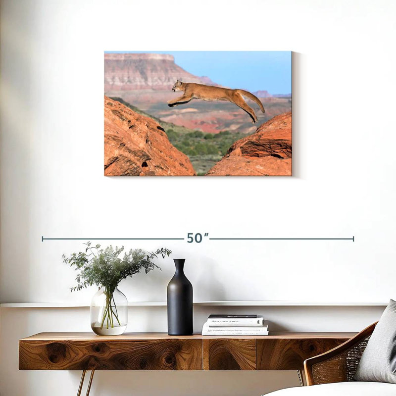 Brampt Mountain Lion, 20'' H x 30'' W