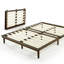 Structure de lit plateforme en bois massif 10 pouces avec support de lattes en bois robuste-50185594