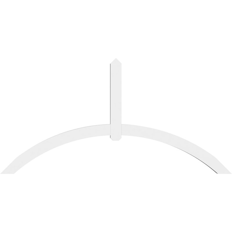 Support pour pignon en PVC Archdale, H 42 po x l 84 po (pas: 12/12), P 4 po x F 4 po