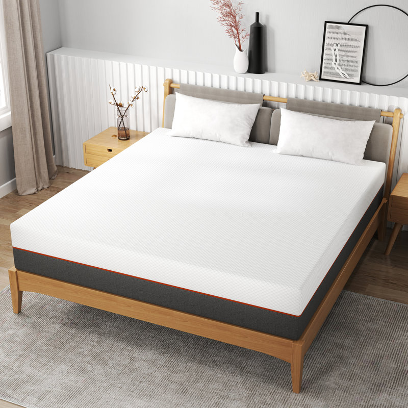 Matelas moyen en mousse viscoélastique 10 "dans une boîte, Lit simple