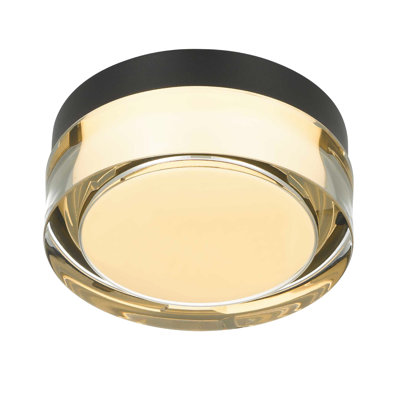 Unité d'éclairage de plafond encastrée à DEL noire de 6 pouces, 900 lumens 14W à DEL, 3 options de température de couleur 3000K / 4000K / 5000K, fonction à intensité variable, diffuseur en acrylique, routine d'installation facile, pour