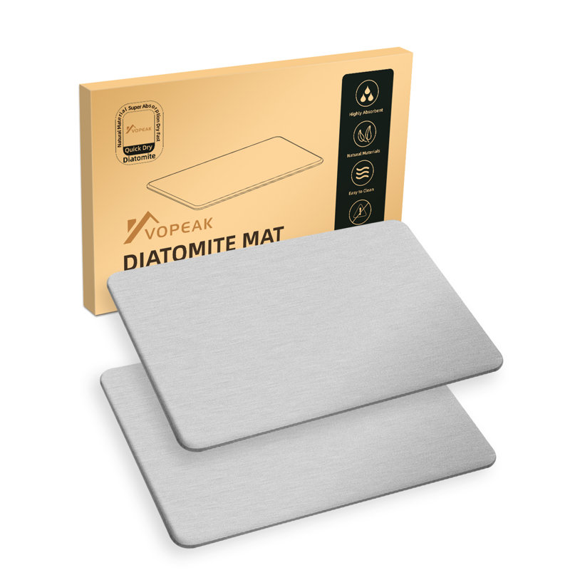 Tapis de bain à séchage rapide Diatomite