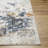 Rectangle Ewarton Abstract Machine Woven Polyester Area Rug in Orange/Blue-88077840