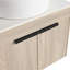 Ensemble de meuble-lavabo mural 24 po avec lavabo en céramique