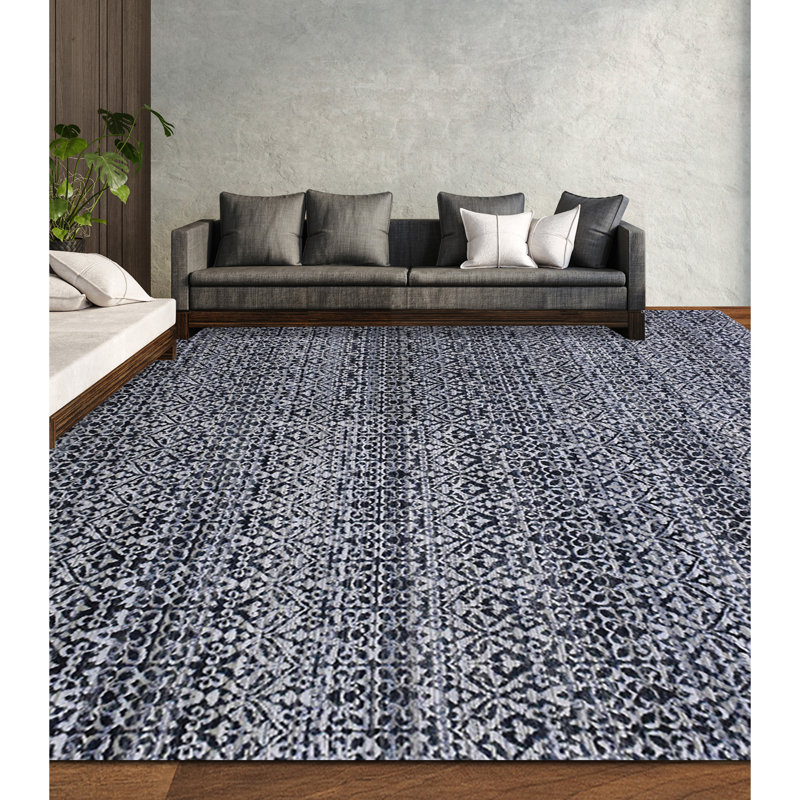 Canterbury Damask Area Rug, Rectangle 9' x 12'