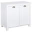 Armoire de plancher Home, armoire à linge inclinable, armoire de rangement élégante