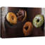Chocolat, caramel, saupoudré de matcha, beignet, photographie culinaire, cuisine, décoration murale, rustique-98161499