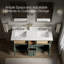 Armoire de meuble-lavabo avec lavabo et comptoir en quartz 60 po Charlemont-123403681
