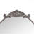 58"X24" Arched Full-Body Wall-Mounted Accent Mirror - Vintage Ornate Carved Applique