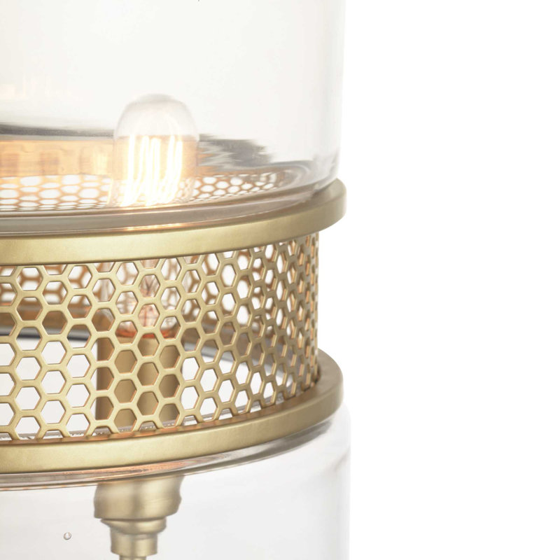Amalgre 3 - Light Unique/Statement Pendant, Vintage Gold