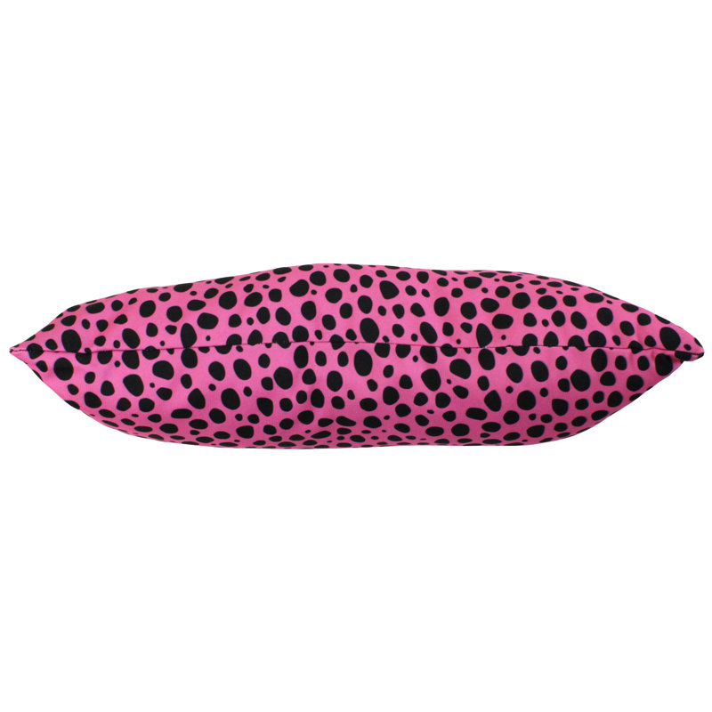 Emer Animal Print Reversible Throw Pillow, Pink