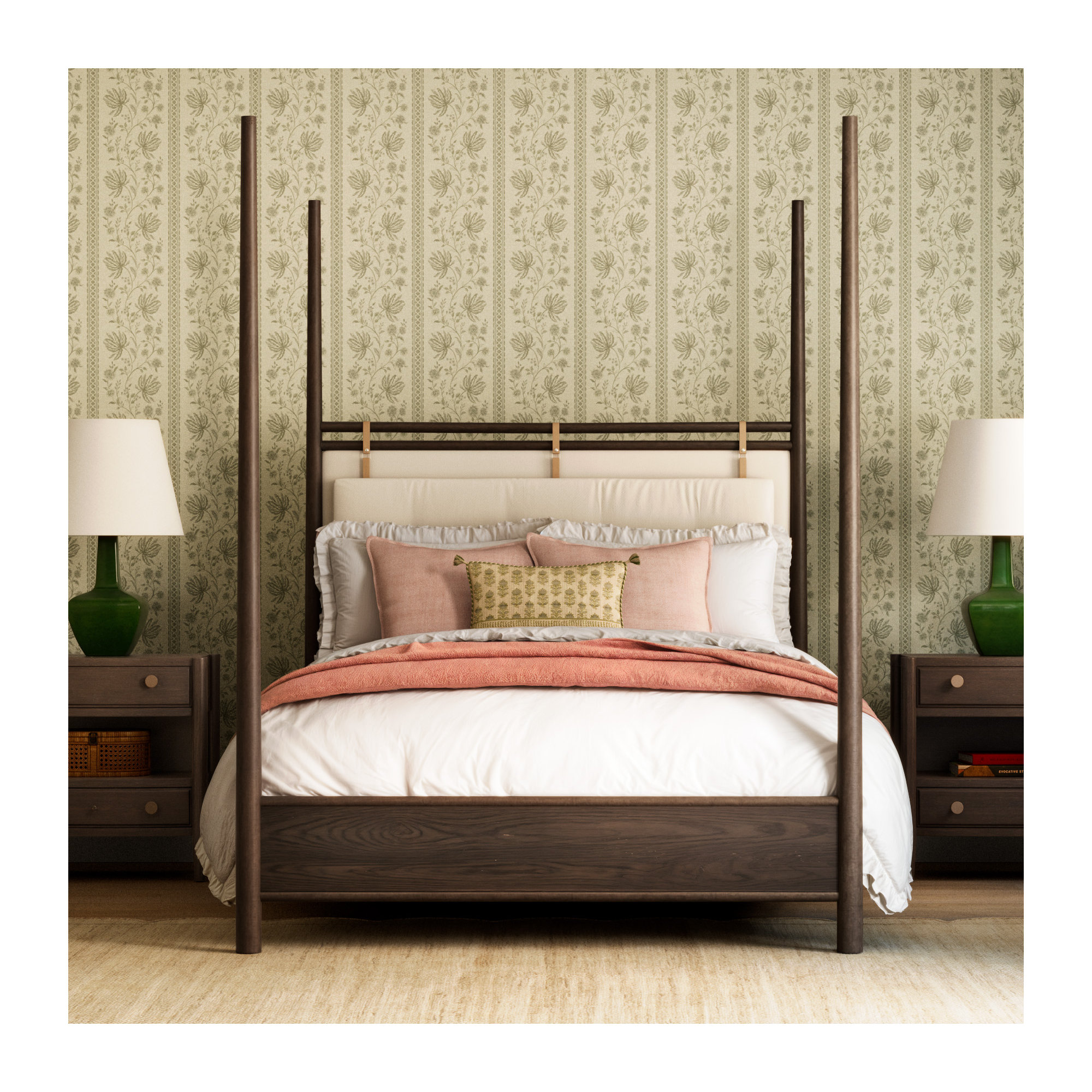 Avani Percale Duvet Cover Set, King Duvet + 2 Shams