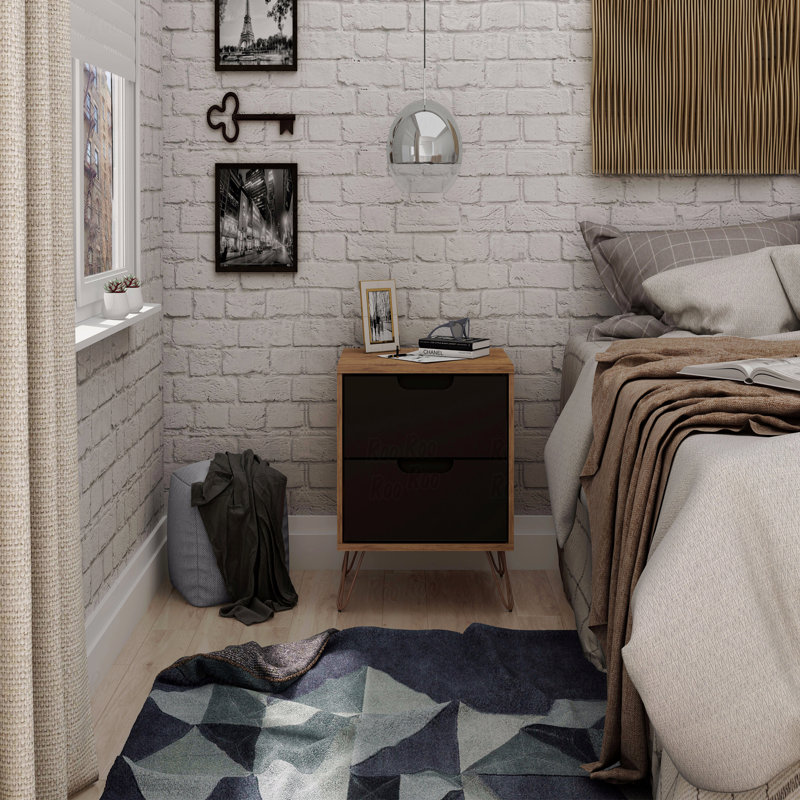 Table de chevet, Gris