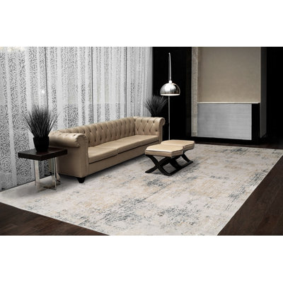 Tapis gris Shaniya
