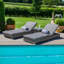 Blaisdell Sunlounger Set - Grey