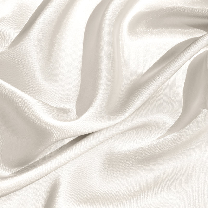 Drap-housse Delara, Drap plat pour taille de lit grand, Ivoire ivoire