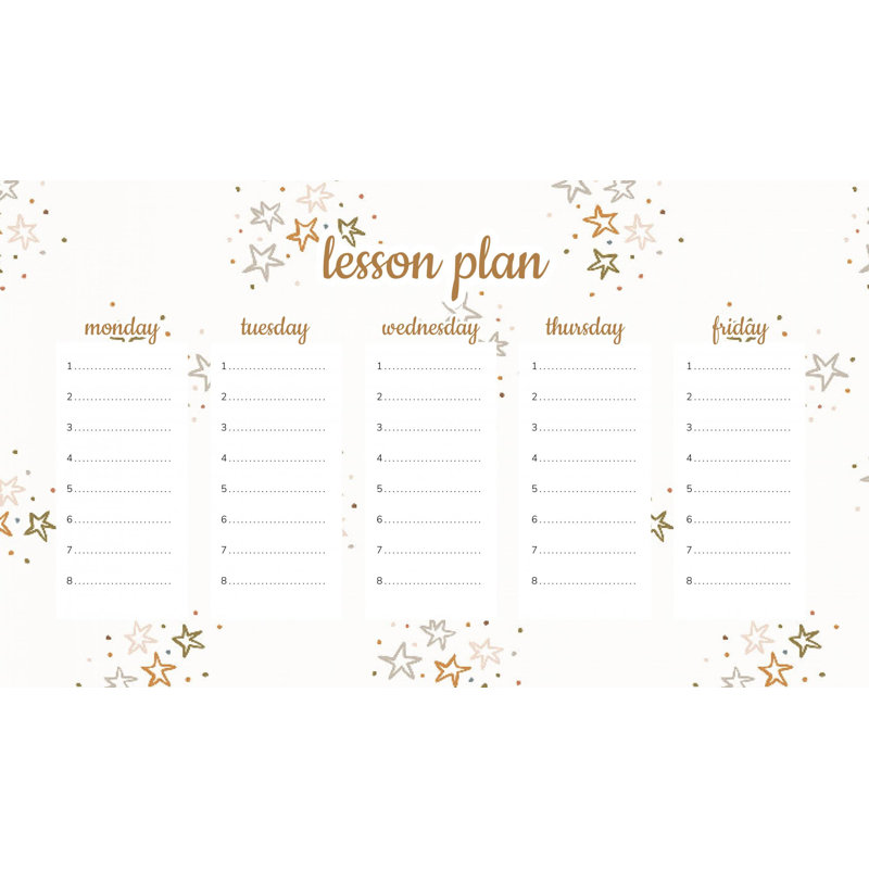 Magnetic Lesson Plan Abstract Constellations