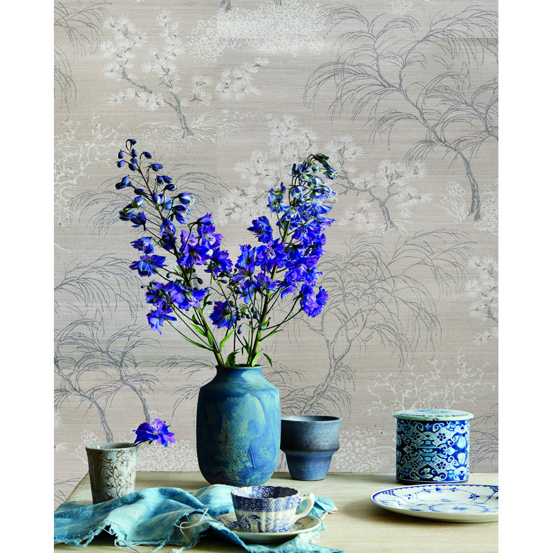 Mori Sisal Wallpaper, Porcelain
