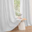Rideau simple occultant et isolant avec passe-partout et passe-tringle noir l 52 po x L 108 po Abba-373886918-373886914