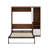 Full Size Murphy Bed Wall Bed With Cabinet-1818275992