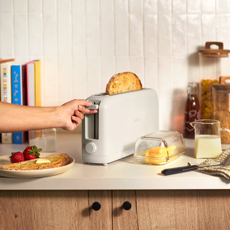 Bella 2-Slice Slim Toaster, Gray